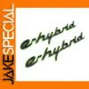E-Hybrid Vehicle Emblem Badge 3D Design