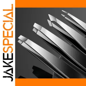 Stainless Steel Eyebrow Tweezer Set for Precision