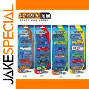 Vintage Alloy Car Model Set - 1:64 Scale