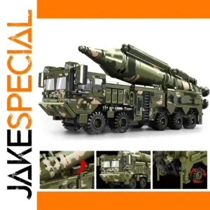 WWII Missile Vehicle Building Set for Ages 6+