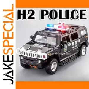 1:24 Scale Diecast Police Car Model