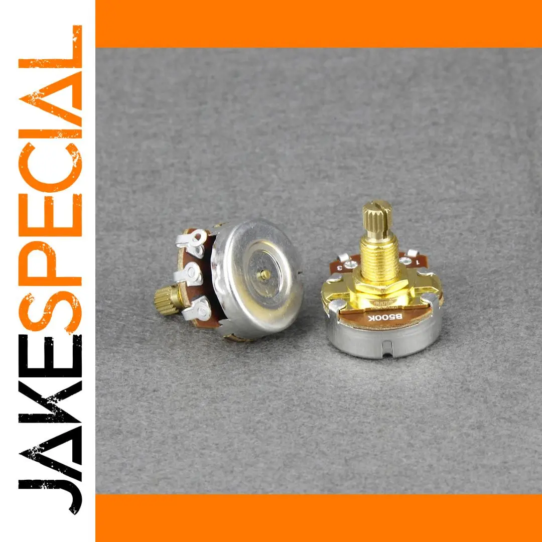Gold Guitar Potentiometers Set for Electric Guitars 1 Gold Guitar Potentiometers Set for Electric Guitars