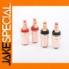 High-Grade Copper Speaker Binding Posts Set