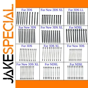 Stylish 10-Pack Smartphone and Console Stylus Set