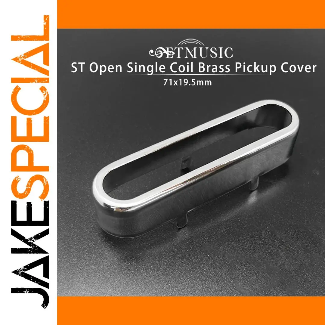 Brass Guitar Pickup Covers Set (10 Pieces) 1 Brass Guitar Pickup Covers Set (10 Pieces)