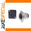D-type CAT6 RJ45 Panel Mount Connector
