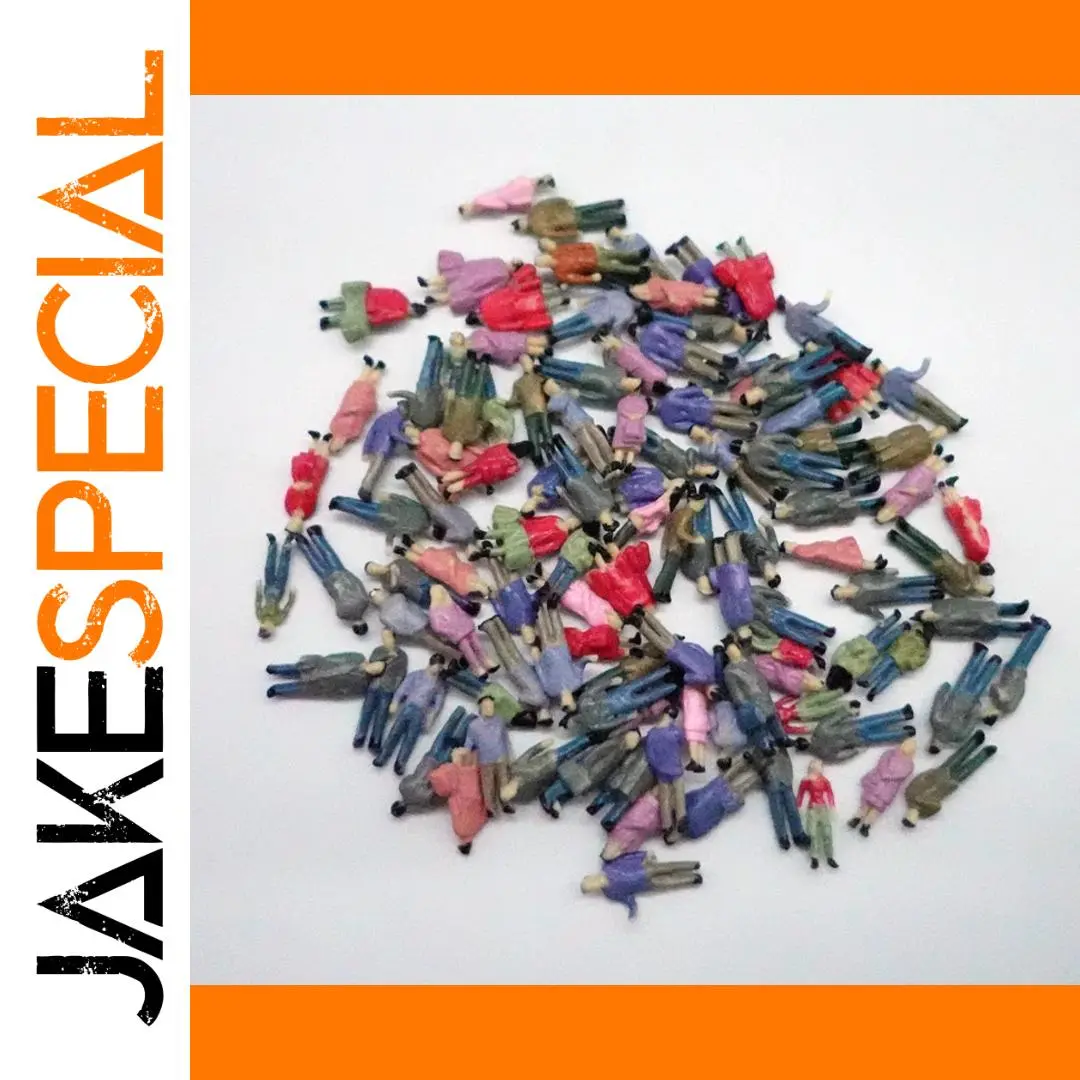 HO Scale Miniature Figures Set with 20+ Poses 1 HO Scale Miniature Figures Set with 20+ Poses