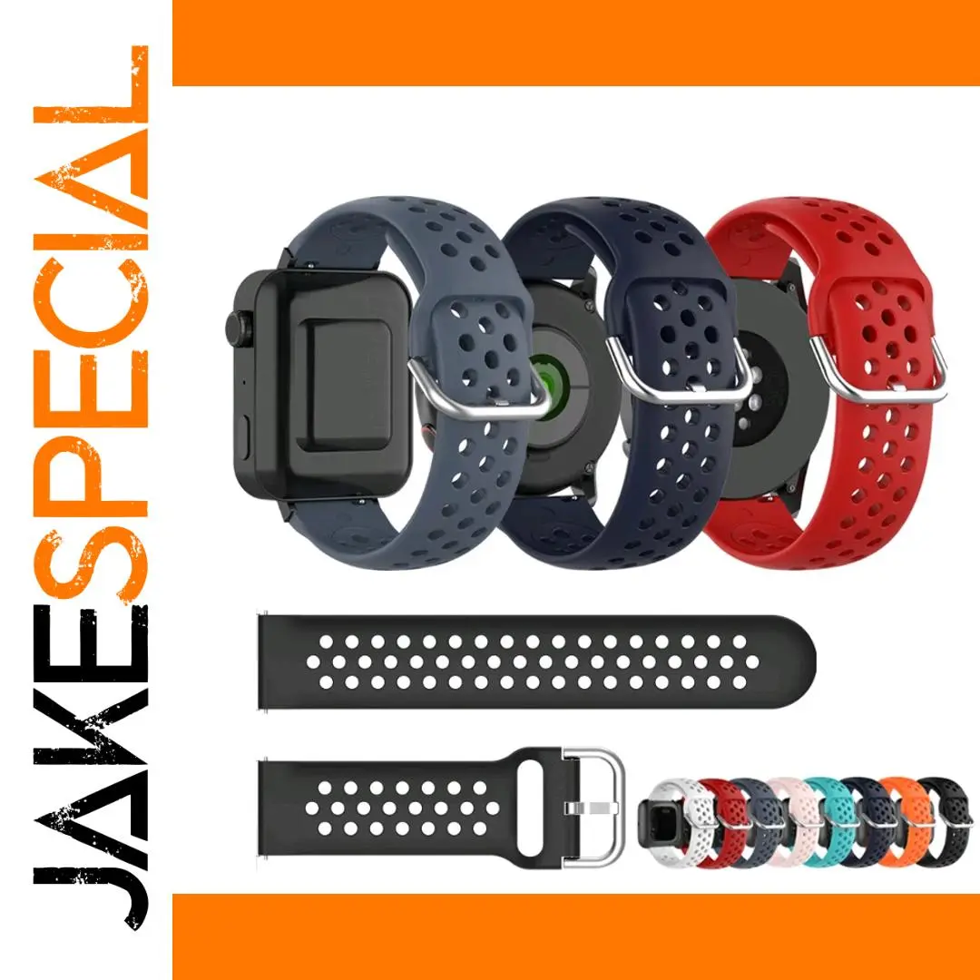 18mm Sport Silicone Watch Strap for Xiaomi, Fossil, Huawei 1 18mm Sport Silicone Watch Strap for Xiaomi, Fossil, Huawei