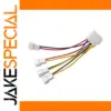 White Fan Y-Splitter Cable for PC Cooling
