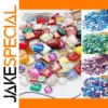 Vibrant Glass Mosaic Art Tiles Set