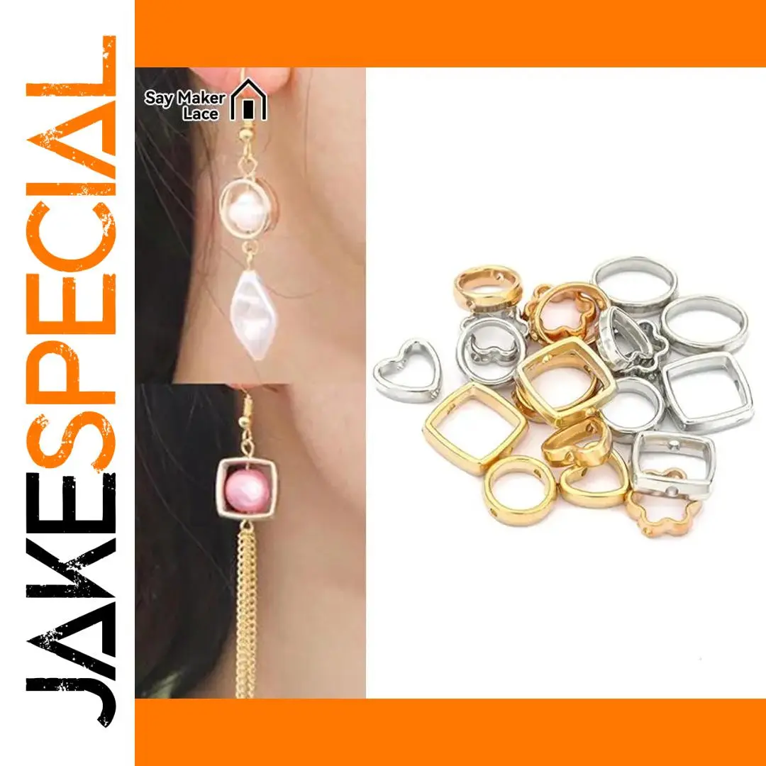 Two-Hole Beads for Jewelry Crafting - 50 pcs 1 Two-Hole Beads for Jewelry Crafting - 50 pcs