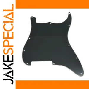 Black 3-Ply Fender Strat Pickguard for USA Standard