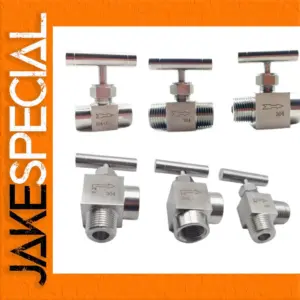 304 Stainless Steel Needle Valve 1/8" to 1/2"