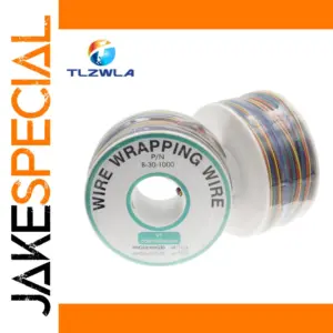 8-Color Tinned Copper Wrapping Wire, 200m