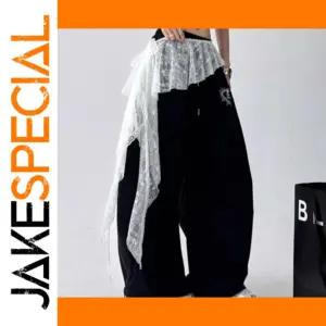 White Embroidered Lace Mini Skirt for Women