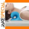 Blue Ergonomic Cervical Massage Pillow