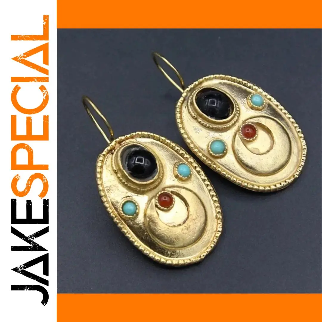 Vintage Ethnic Zinc Alloy Dangle Earrings 1 Vintage Ethnic Zinc Alloy Dangle Earrings