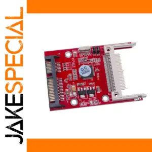 Red CF Card to SATA Adapter for PCs