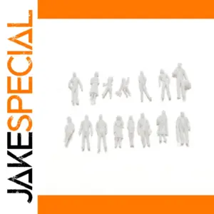 White Miniature Figures Set for Models