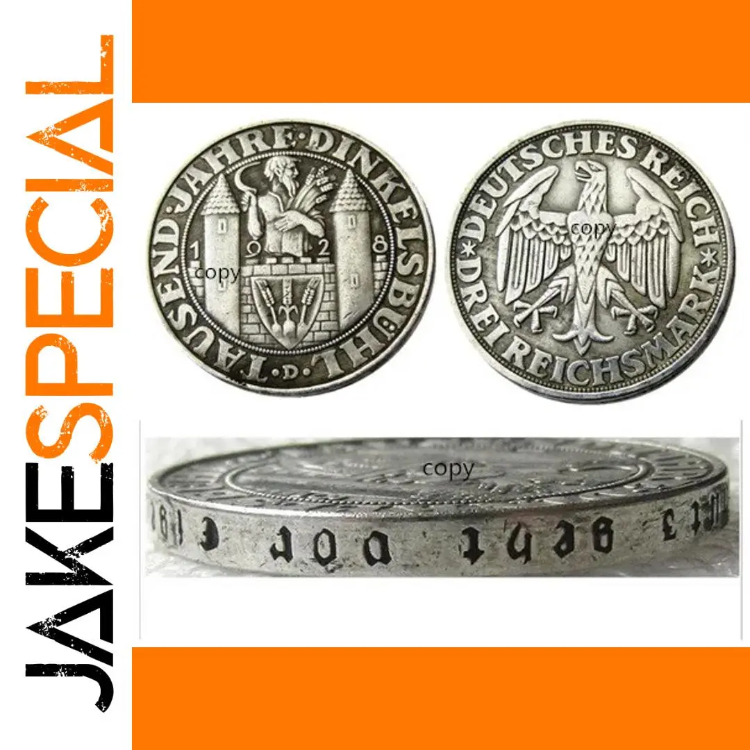 1928 Weimar Republic Coin Replica 1 1928 Weimar Republic Coin Replica