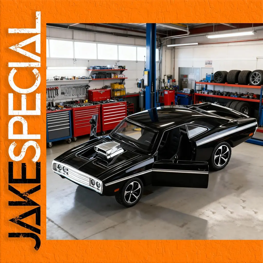 1:32 Scale Black Muscle Car Model 1 1:32 Scale Black Muscle Car Model