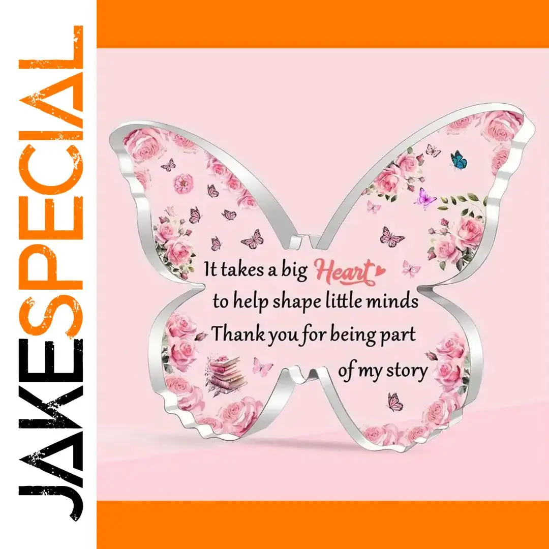 Butterfly Floral Acrylic Plaque for Decor 1 Butterfly Floral Acrylic Plaque for Decor