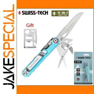 Swiss Tech 11-in-1 Compact Multi-Tool Blue