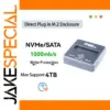 M.2 SATA NVMe USB 3.1 Enclosure Case