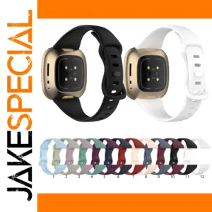 Silicone Watch Strap for Fitbit Versa 3 and 4
