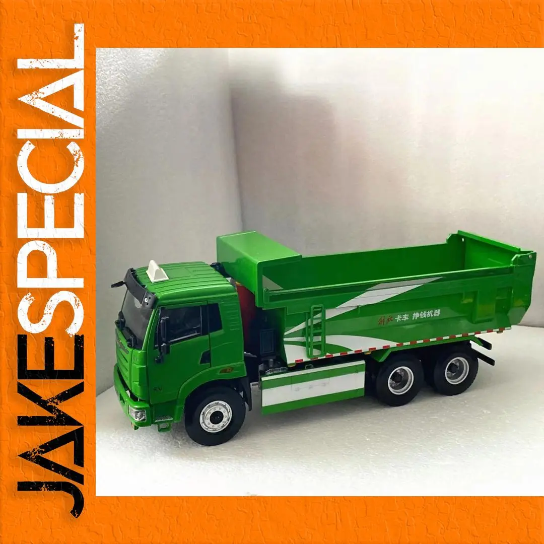 Vivid Green Diecast Dump Truck Model 1:24 Scale 1 Vivid Green Diecast Dump Truck Model 1:24 Scale