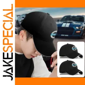 Black Adjustable Car Baseball Cap for Summer