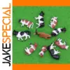 Miniature Farm Cows Set for Dioramas