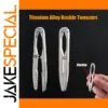 Titanium Alloy Multifunctional Tweezers with Tips