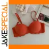 Bright Orange Seamless Wireless Women's Bra