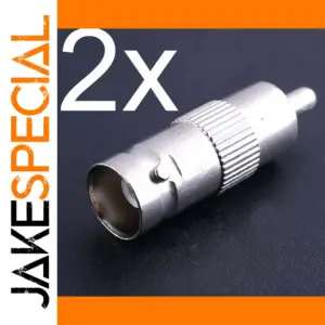 BNC to RCA Adapter Set for AV Devices