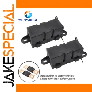 Black ANM-H3 MEGA Fuse Holder for Automotive Circuits