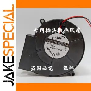 Black 9cm Electronic Cooling Fan 24V 3500 RPM