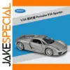 1:24 Scale Porsche 918 Spyder Diecast Model