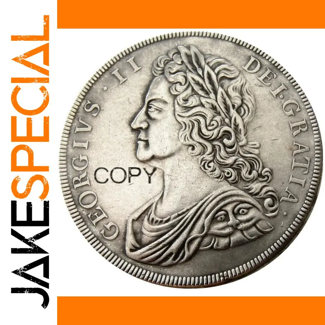 Vintage George II Coin Replica with Nostalgia 1 Vintage George II Coin Replica with Nostalgia