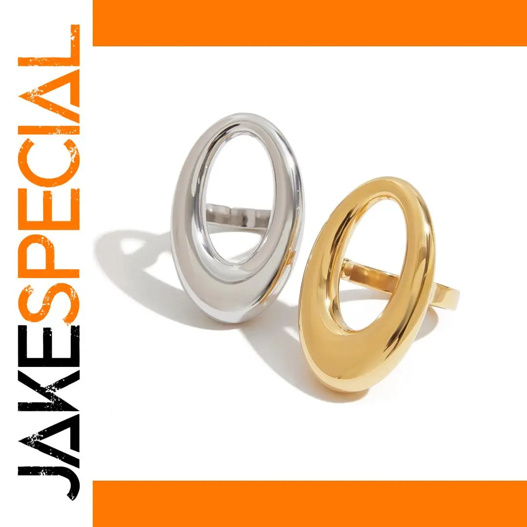 Geometric Stainless Steel Ring for Women 1 Geometric Stainless Steel Ring for Women