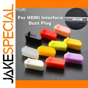 Colorful Silicone HDMI Dust Plug Set