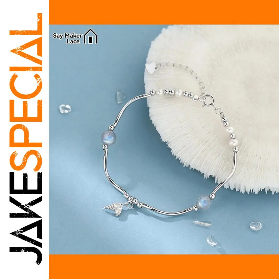 Elegant Fishtail Pearl Bracelet for Women 1 Elegant Fishtail Pearl Bracelet for Women