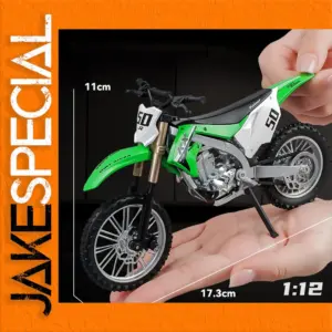 Diecast 1:12 Scale Motorcycle Model in Vibrant Colors