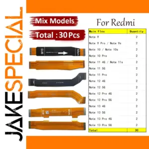 Flex Cables Set for Xiaomi Redmi Note Series
