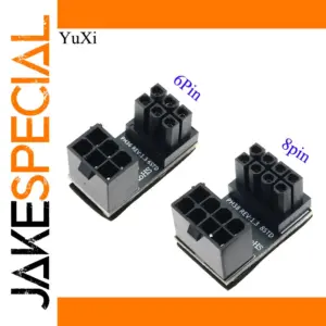 90-Degree PCI-E GPU Power Adapter for Graphics Cards