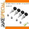 Black and Silver Ukulele Tuning Pegs for Taiwan Models