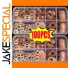 Copper Washer Set for Sump Plugs (100 Pieces)