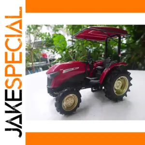 Red Diecast Tractor Model 1:32 Scale