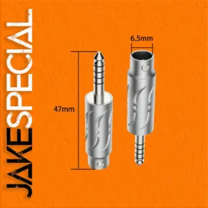 Premium 4.4mm Balanced Headphone Adapter in Brass