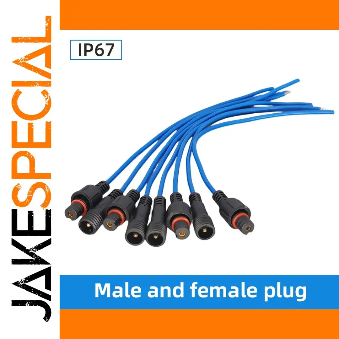 Waterproof Outdoor LED Connector 1-pin IP67 1 Waterproof Outdoor LED Connector 1-pin IP67